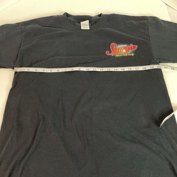 Vintage Sturgis Rally Graphic T Shirt, Large, Black, 65th Annual, Gildan - Picture 5 of 6